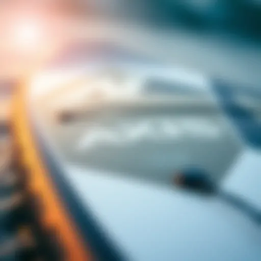 A close-up view showcasing the intricate design of an Axis foil board