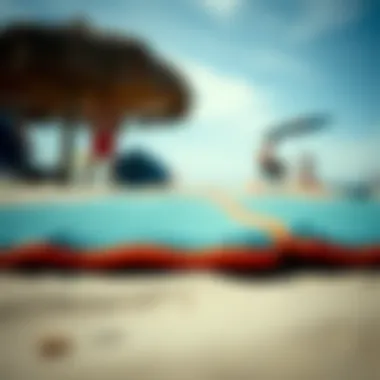 Quality Materials in Beach Mats Durable materials of a beach changing mat