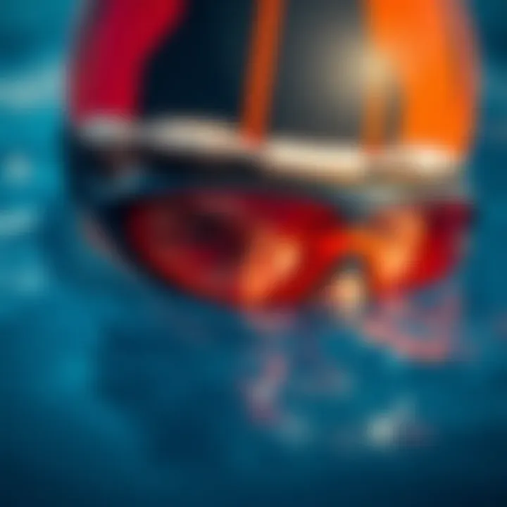 High-Quality Swimming Goggles Close-up of high-quality swimming goggles designed for comfort and fit.