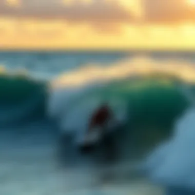 Surfing on breathtaking waves in Costa Rica