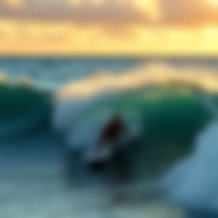 Surfing on breathtaking waves in Costa Rica