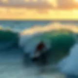 Surfing on Breathtaking Waves Surfing on breathtaking waves in Costa Rica