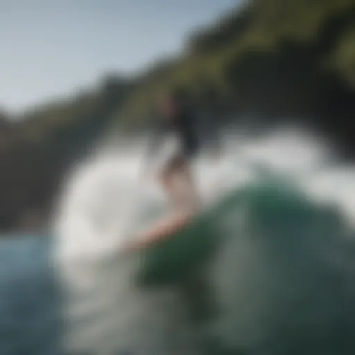 Dynamic surfing on a stand-up paddleboard