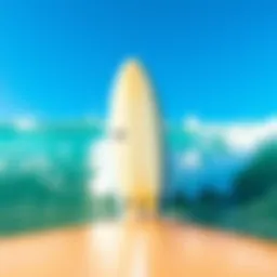 A longboard surfboard showcasing stability for beginners