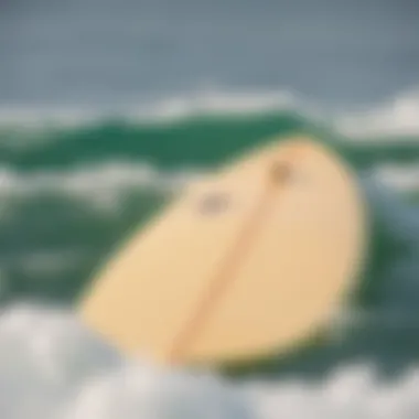 Soft-Top Surfboard Ideal for Learning A soft-top surfboard designed for novice surfers