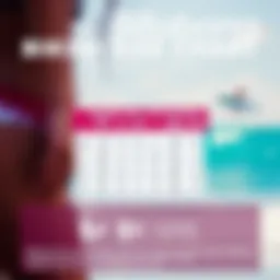 Visual representation of the Billabong bikini size chart