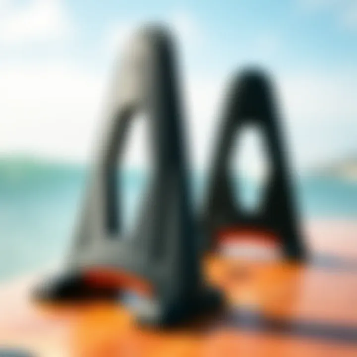 Material Insights: The Construction of Boogie Board Flippers Close-up of flippers showcasing material texture and design