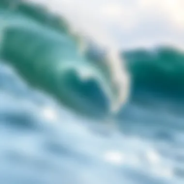 Intricate Wave Dynamics at C Street Close-up of wave formation at C Street