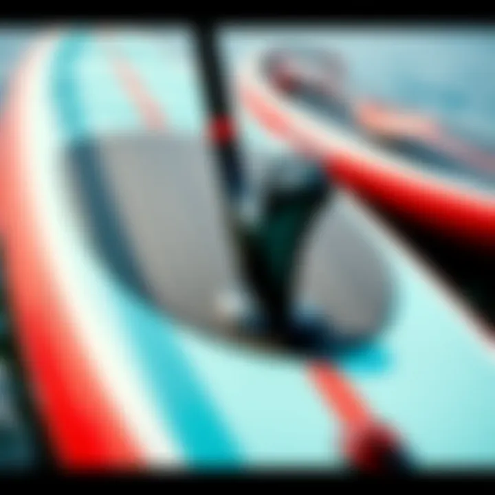 Understanding Weight Capacity in Paddle Boards Close-up of paddle board specifications and weight capacity