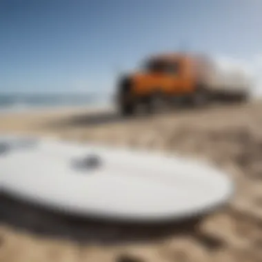 Performance Characteristics of Truck Setups Surfboard with different truck setups demonstrating performance characteristics