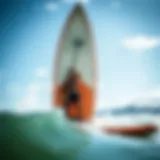Paddle board sizing guide linked to height