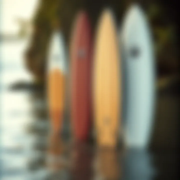 Paddle Board Shapes for Various Heights Different paddle board shapes for various heights