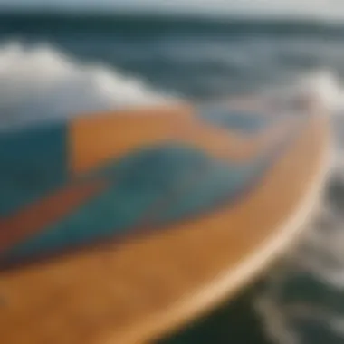 An innovative surfboard featuring advanced technology for improved performance.