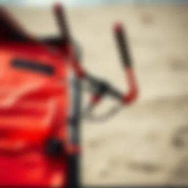 Detailed illustration of kite assembly