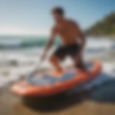 Eco-Friendly Maintenance Practices for Blow Up Boogie Boards Eco-friendly practices related to maintaining blow up boogie boards, displayed through sustainable tools
