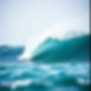 Perfect Wave for Surf Training An ocean wave ideal for surfing lessons