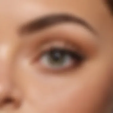 Curling Effect of Tarte Sea Surfer Curl Mascara Before and after application of Tarte Sea Surfer Curl Mascara highlighting its curling effect