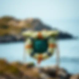 Stylish green life bag made from recycled materials