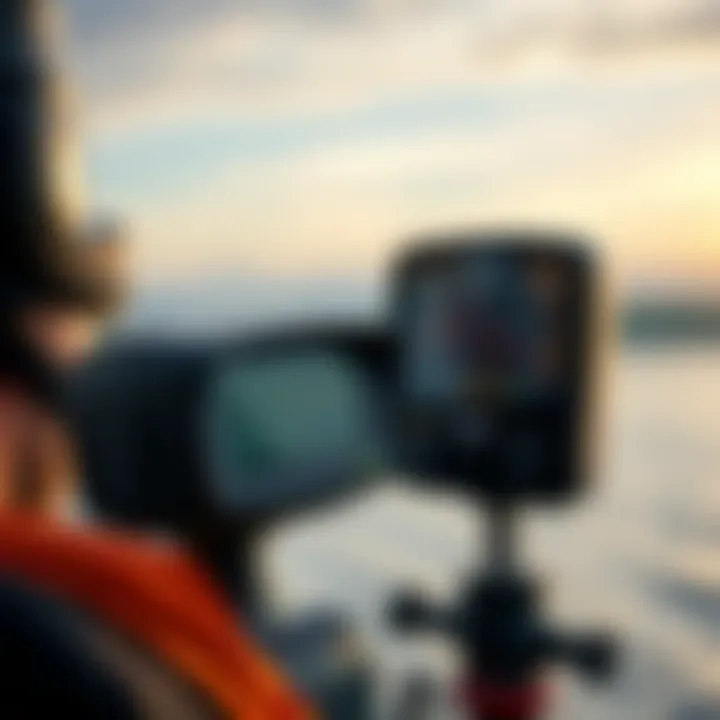 Technical Tools for Wind Measurement Modern weather instrument measuring wind speed and direction