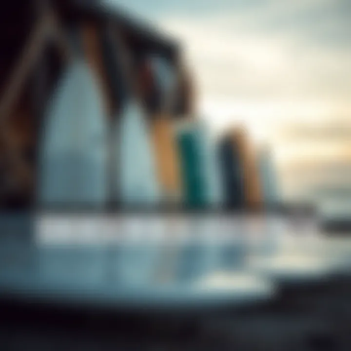 Comparison of Surfboards Including the Neo SLS Comparison chart of various surfboards including Neo SLS