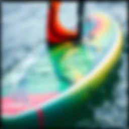 High-quality wind surfboard with vibrant designs