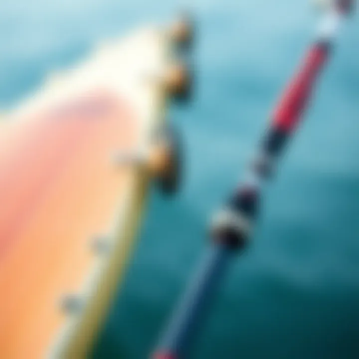 Materials Breakdown of Surf Rod Combos Diverse materials used in surf rod construction