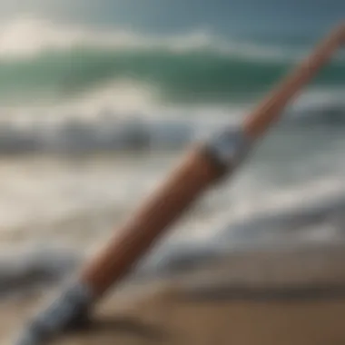 Ergonomic Design Features of ODM DNA Surf Rods Elegant design features of ODM DNA surf rod emphasizing its ergonomic structure.