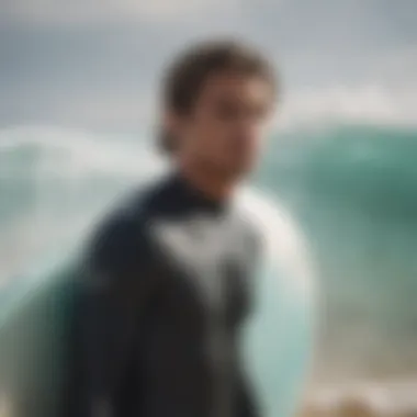 Stylish Surfers in Diverse Clothing Stylish surfers showcasing diverse surf clothing styles