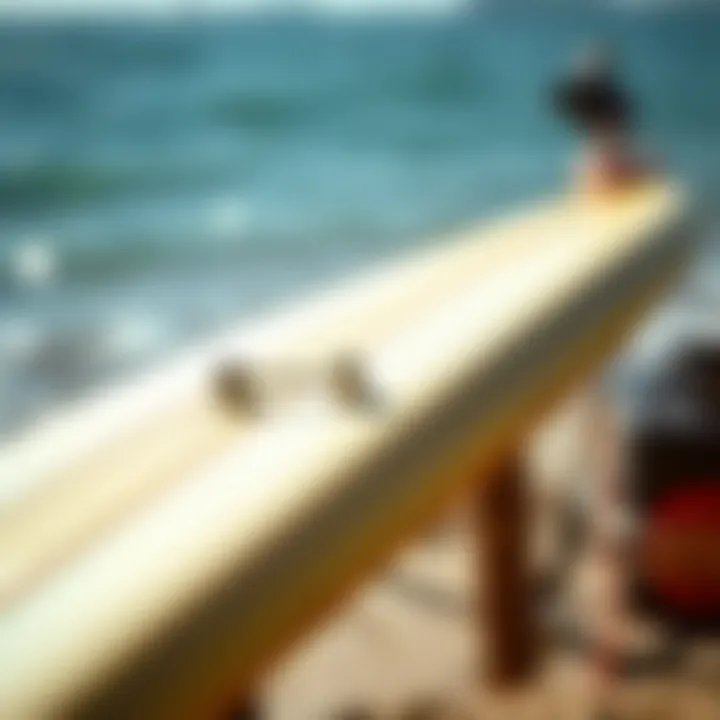 Tips for maintaining surfboards displayed visually