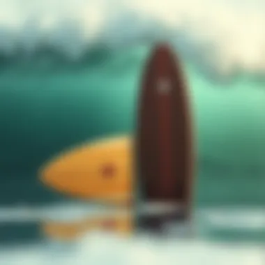 Material Evolution: Epoxy vs. Traditional Boards A side-by-side comparison of an epoxy board and a traditional foam board, highlighting material differences.