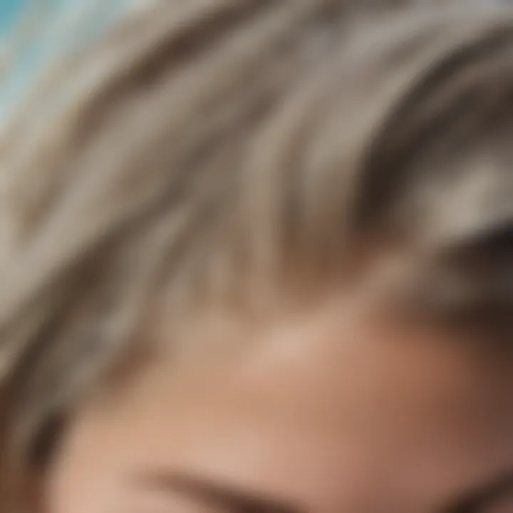 Close-up of Garnier Surf Hair Paste texture