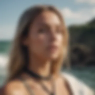 Eco-conscious Surf Fashion Eco-friendly surf wear showcasing sustainable materials