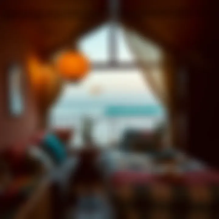 A cozy surf hostel with a welcoming atmosphere and communal spaces