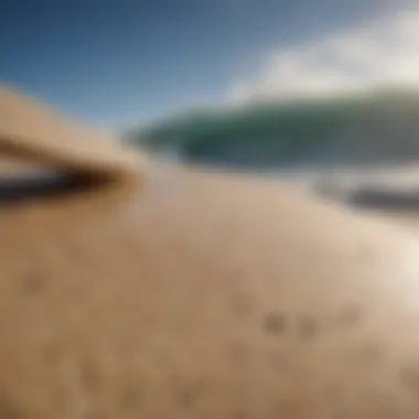 Materials That Enhance Performance A close-up of diverse materials used in the construction of Meyer skimboards.