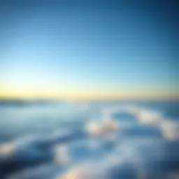 A serene beach scene highlighting the therapeutic quality of ocean water
