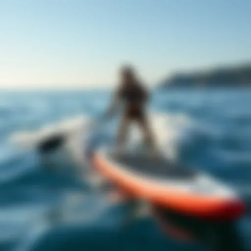 Paddle board with enhanced stability features