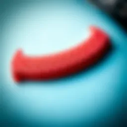 Detailed view of skimboard foam grip texture