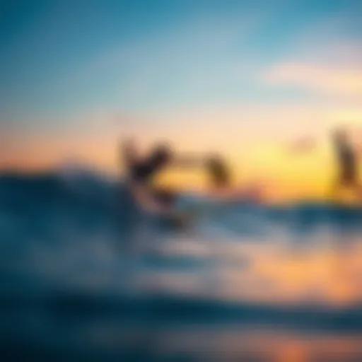 Captivating Sunset Surf Session in Kona Sunset surf session in Kona