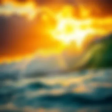 Dynamic Waves at Popular Kona Surf Spot Kona surf spot with vibrant waves