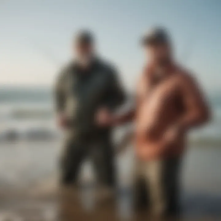 A diverse assortment of fish caught during surf fishing