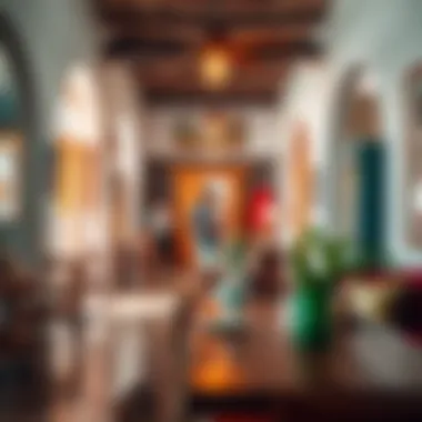 Vibrant Community Atmosphere at Surf Hostel Cabo Welcoming interior of Surf Hostel Cabo showcasing vibrant community atmosphere