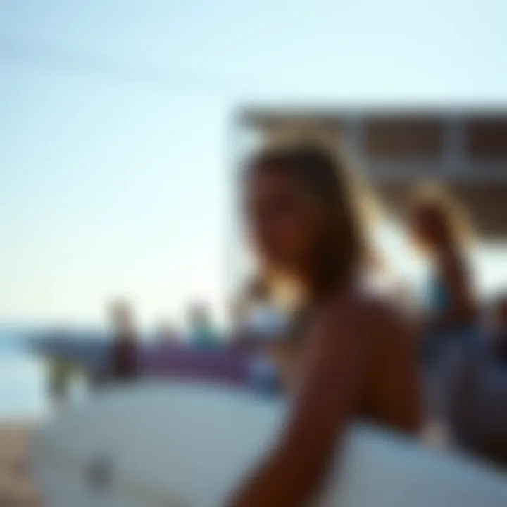 Wilmington's surf community gathering