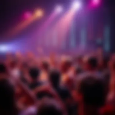 The Thrill of Surf Punk Live A vibrant surf punk concert scene with energetic crowd.