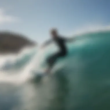 Experience the Thrill of Surfing Techniques A dynamic surf demonstration highlighting skill and technique