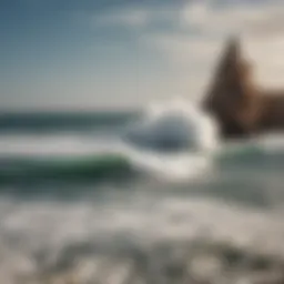 Stunning waves crashing along Essaouira's coastline