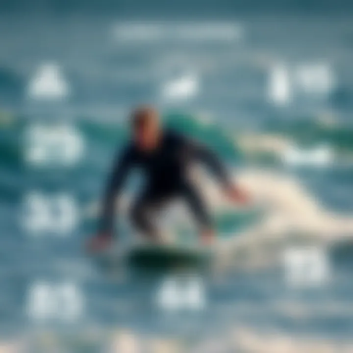 Bodyboarding Techniques Infographic An infographic illustrating bodyboarding techniques