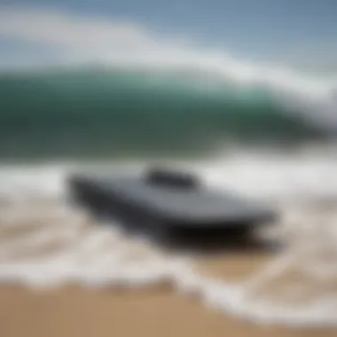 Sleek Design of a High-Performance Boogie Board High-performance boogie board showcasing sleek design