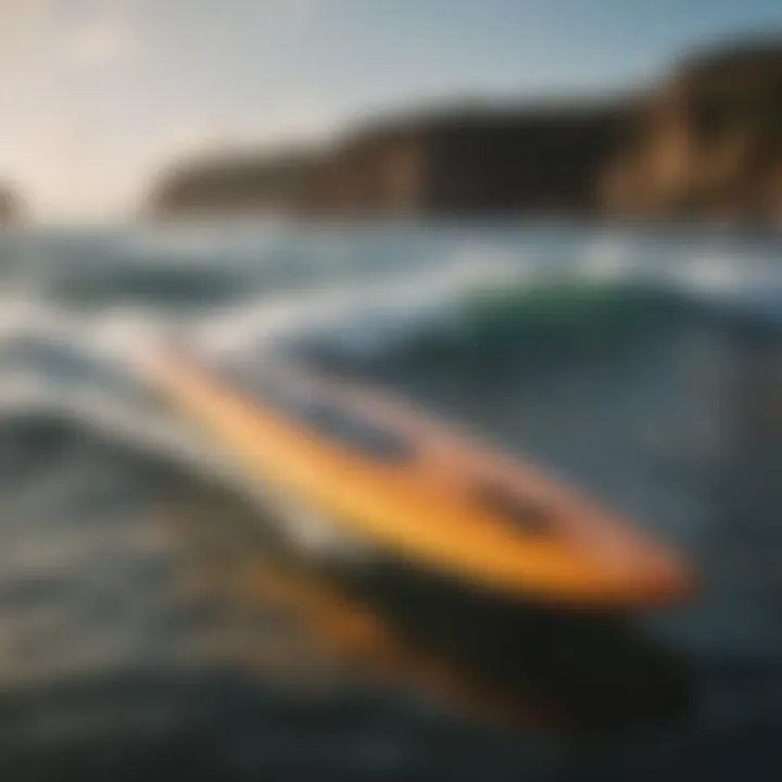 Innovative design features of a modern electric surfboard