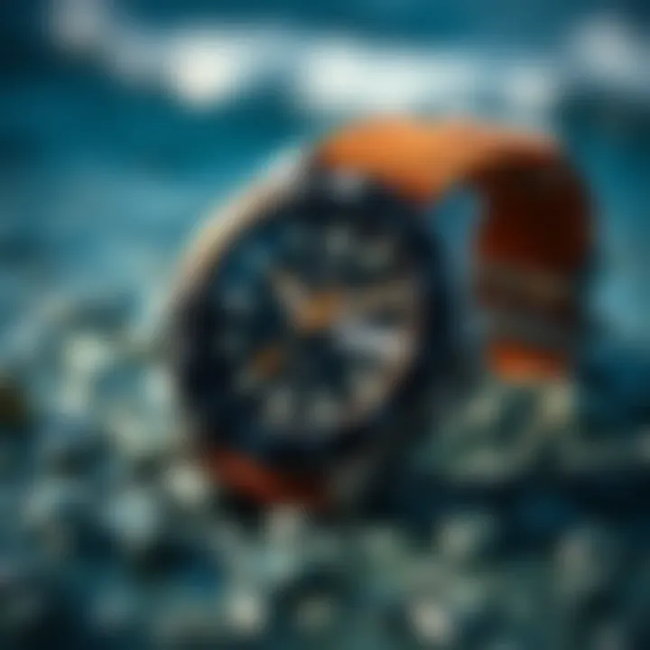 Eco-friendly surf watch made from sustainable materials