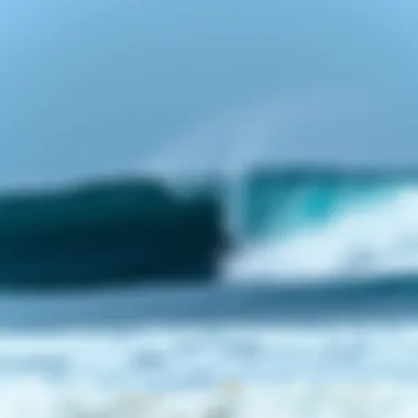 Stunning wave formation at a popular surfing beach in Panama